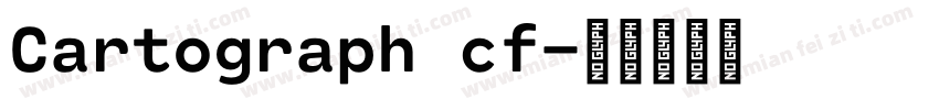 Cartograph cf字体转换